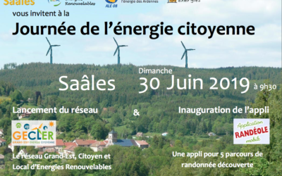30 juin 2019 – Journée de l’énergie citoyenne à Saâles