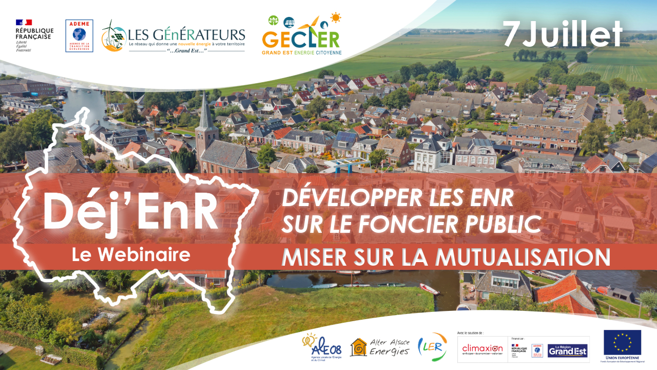 Déj’EnR : Mutualisation du foncier privé pour les projets d’énergies renouvelables