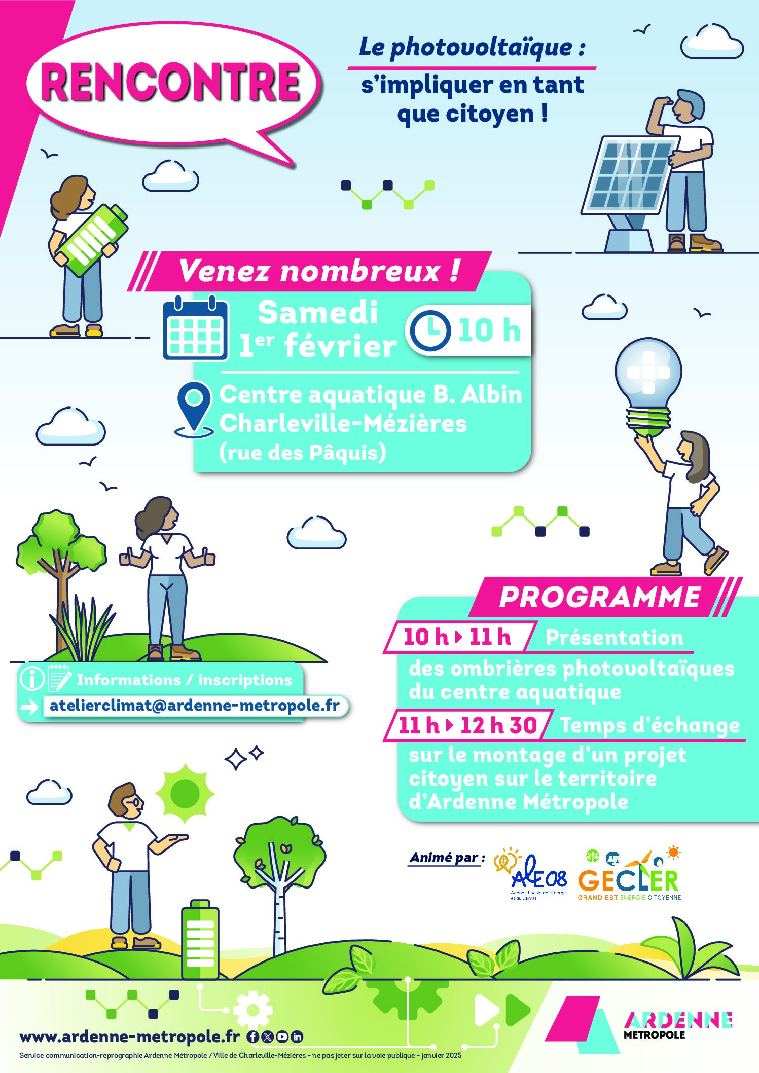 le réseau GECLER, Agence Locale de l’Énergie et du Climat (ALE 08)